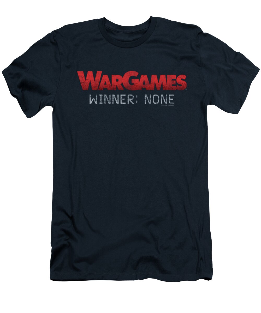  T-Shirt featuring the digital art Wargames - No Winners by Brand A