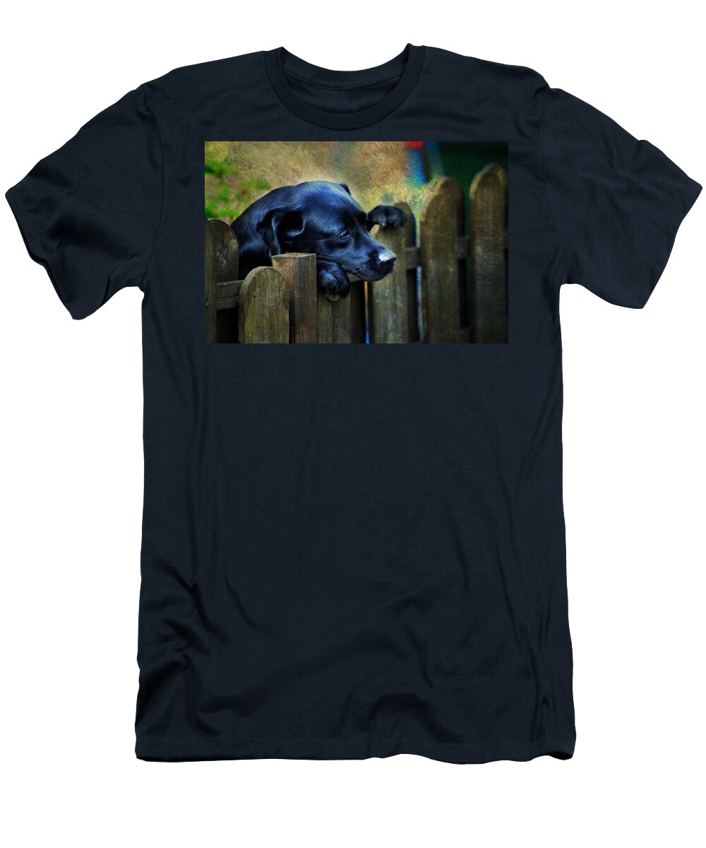 Jenny Rainbow Fine Art Photography T-Shirt featuring the photograph Watching the Life Passing By by Jenny Rainbow