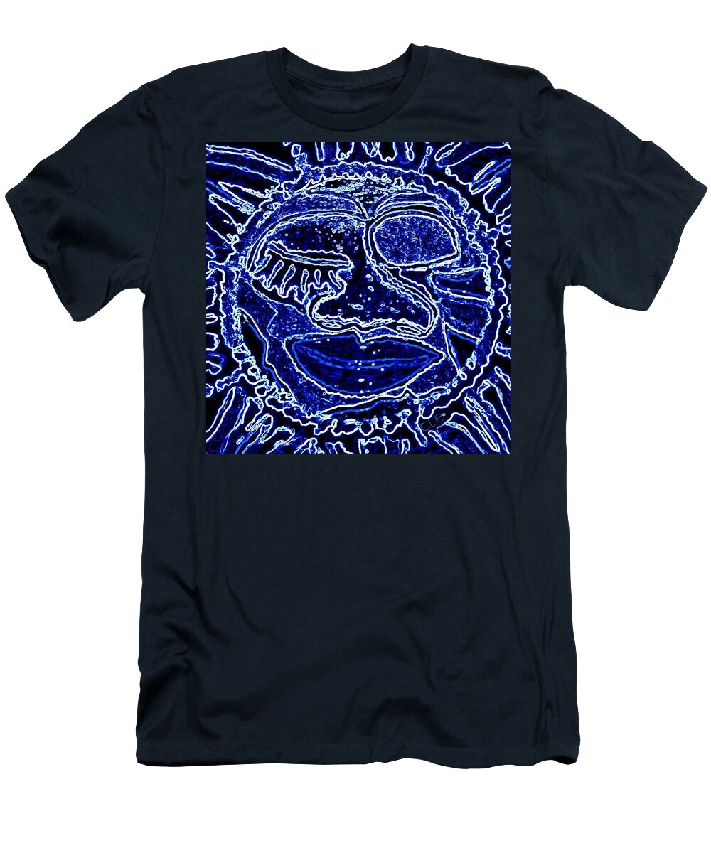 Sun T-Shirt featuring the digital art Western Sun by Cleaster Cotton