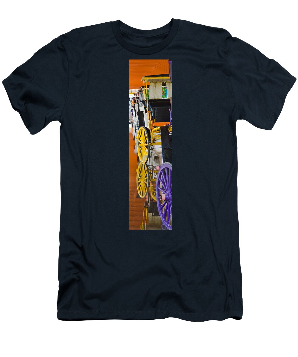 Bahamas T-Shirt featuring the photograph Wheel Colors by Ed Gleichman
