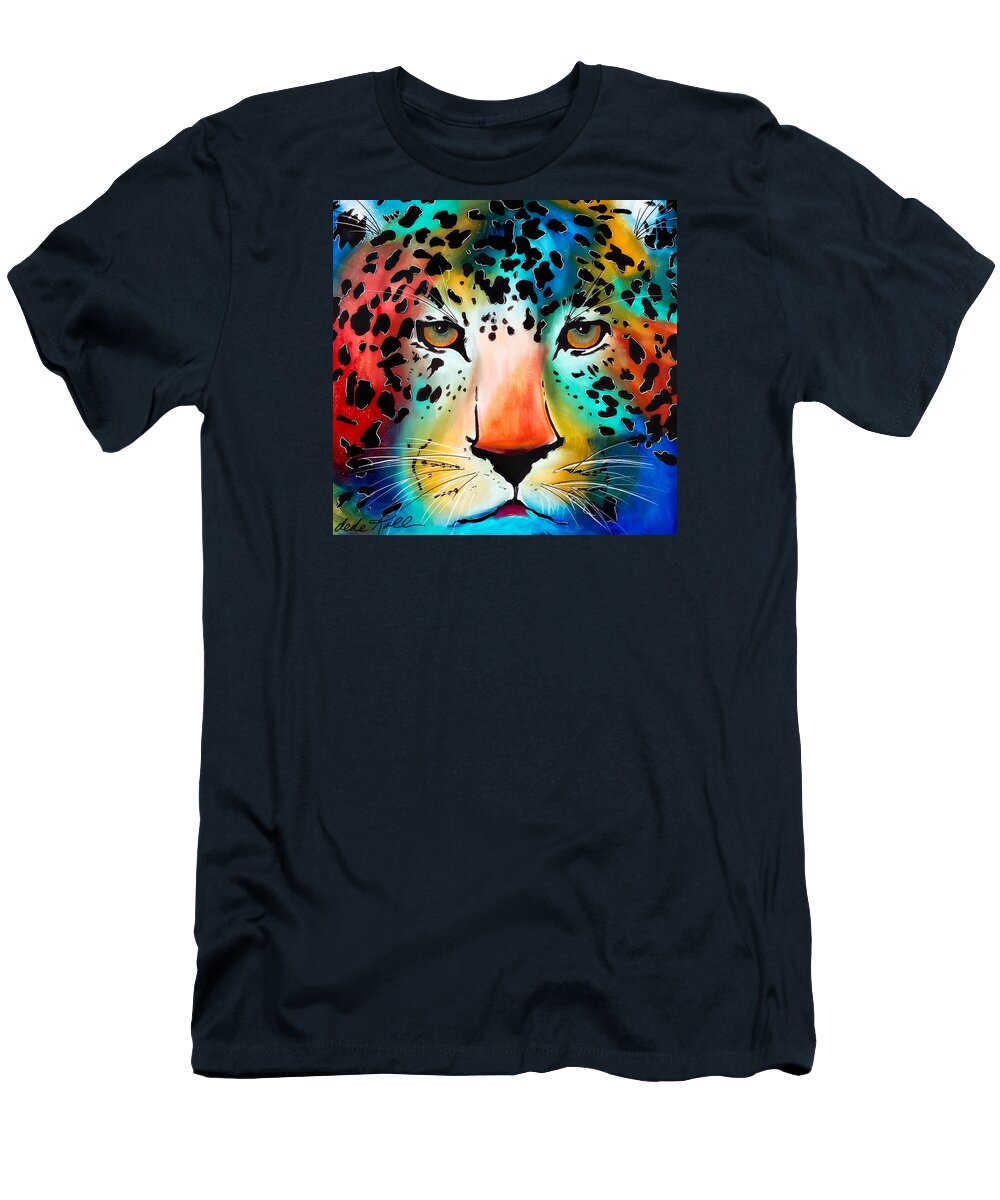 Acrylic T-Shirt featuring the painting Wild Thing by Dede Koll