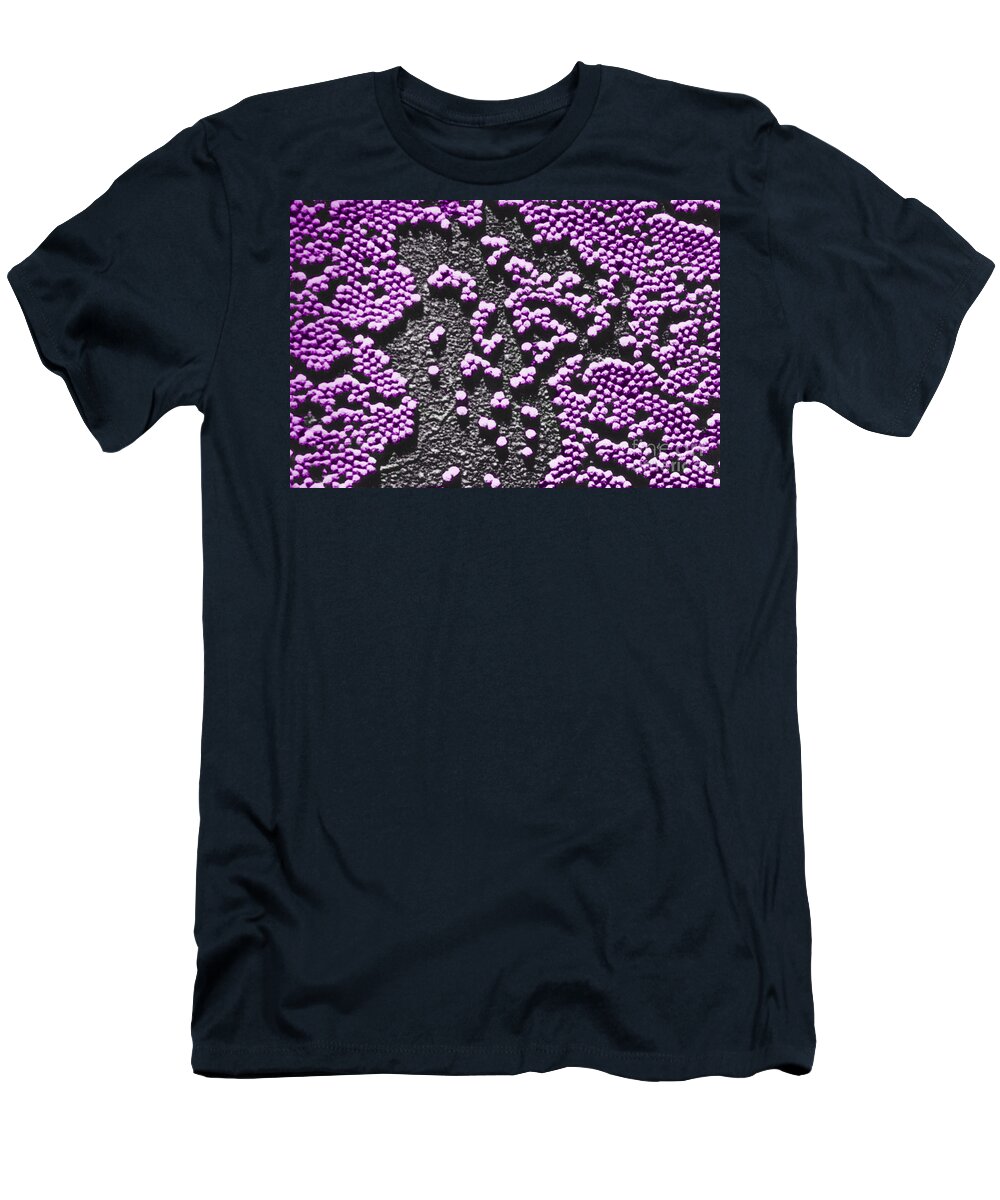 Science T-Shirt featuring the photograph Polio Virus, Tem #6 by Omikron