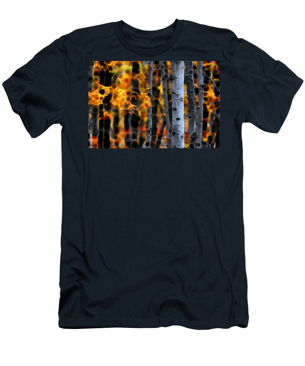 Autumn Colors T-Shirt featuring the photograph Ablaze in Color by Andrea Kollo