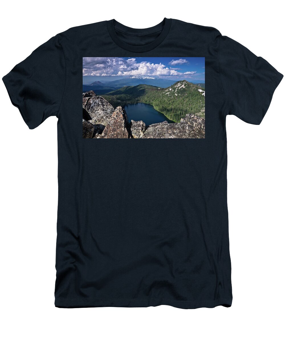 Lake T-Shirt featuring the photograph Above Castle Lake by Greg Nyquist