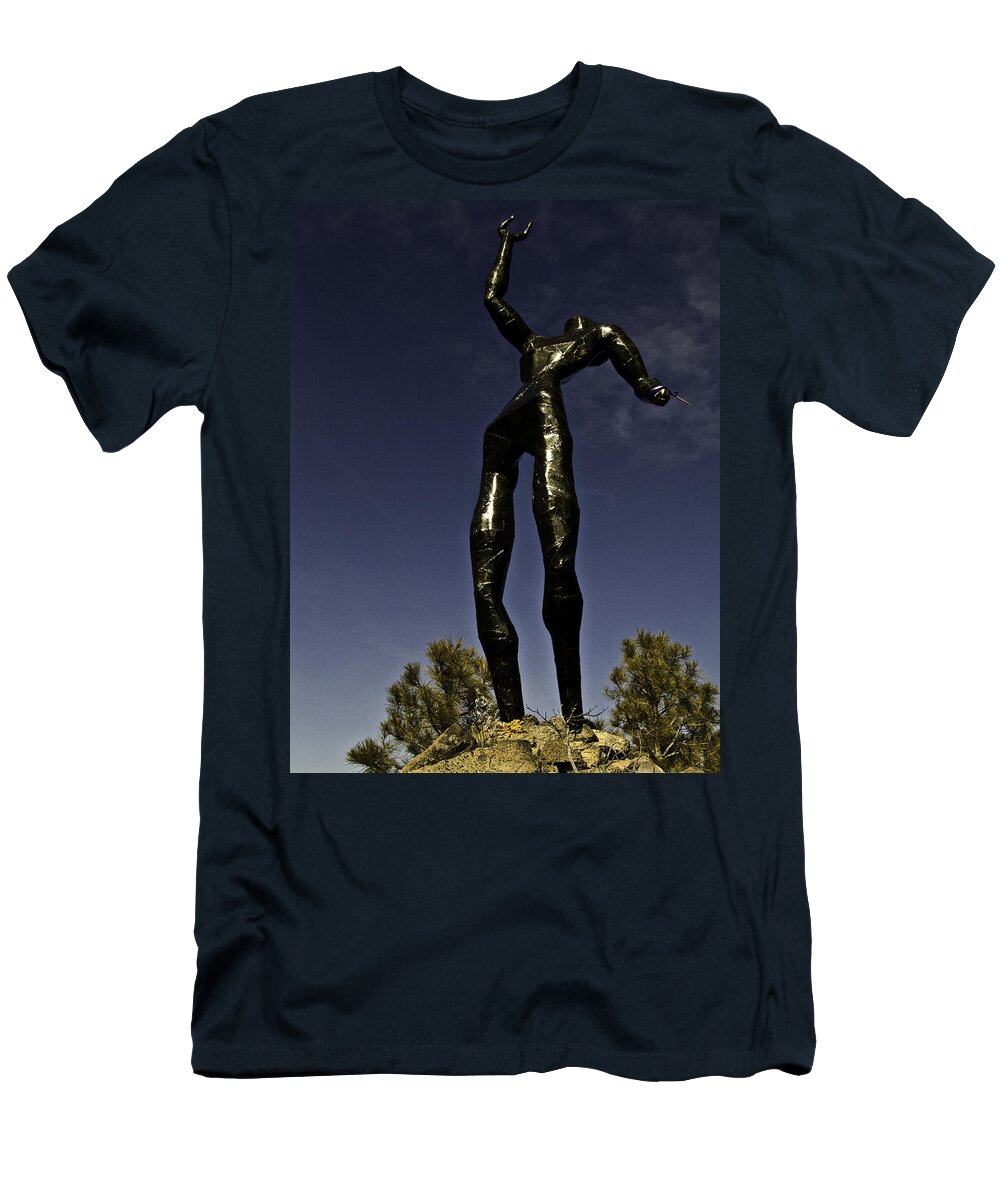 Sculpture T-Shirt featuring the photograph All Wounded Warriors by Betty Depee