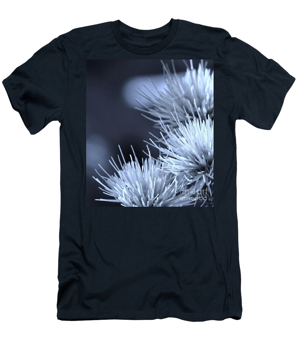 Flowers T-Shirt featuring the photograph Blues on Blues by Julie Lueders 