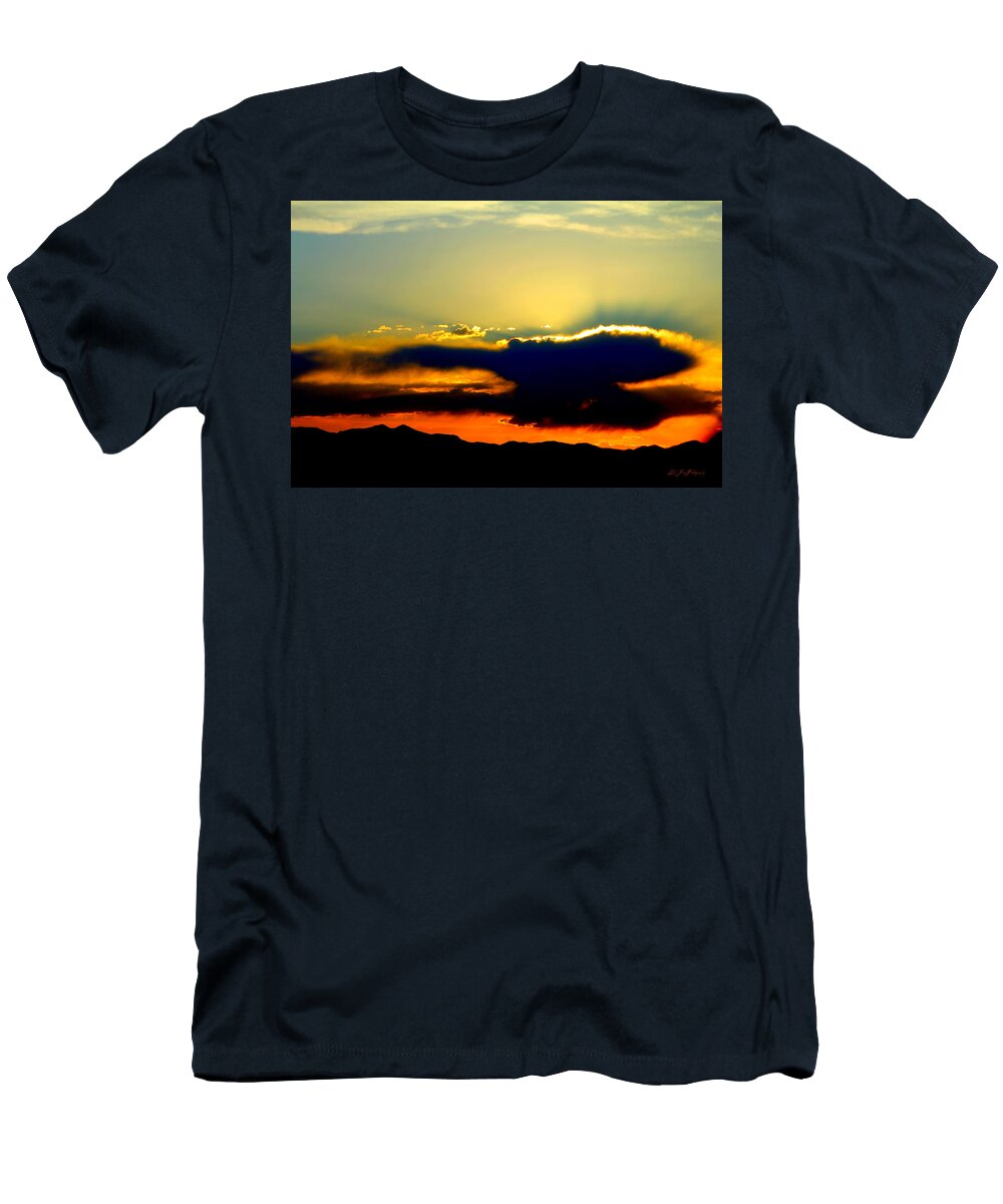 Sunset T-Shirt featuring the photograph Heaven Is Watching by Jeanette C Landstrom