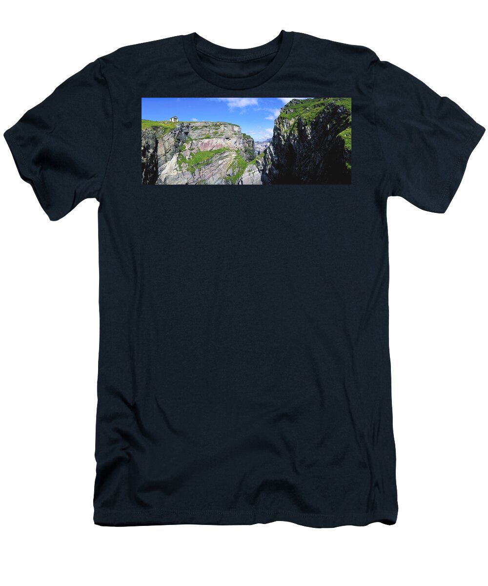Co Cork T-Shirt featuring the photograph Mizen Head, Ivagha Peninsula, Co Cork by The Irish Image Collection 