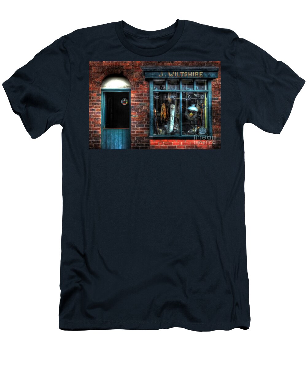 Art T-Shirt featuring the photograph Pawnbroker's Shop by Yhun Suarez