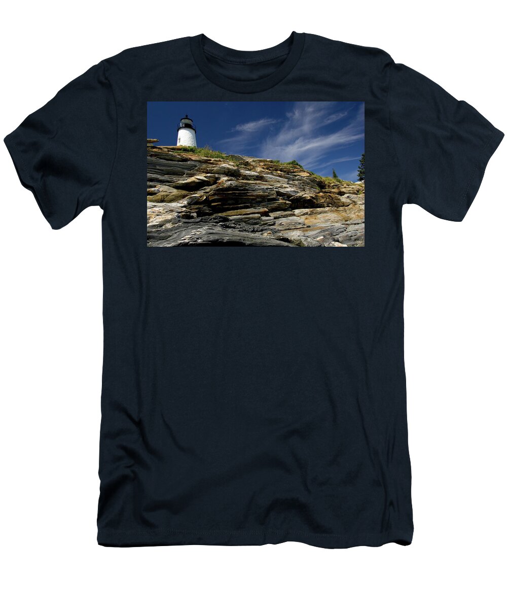 Pemaquid Point Lighthouse T-Shirt featuring the photograph Pemaquid Point Lighthouse by Rick Berk