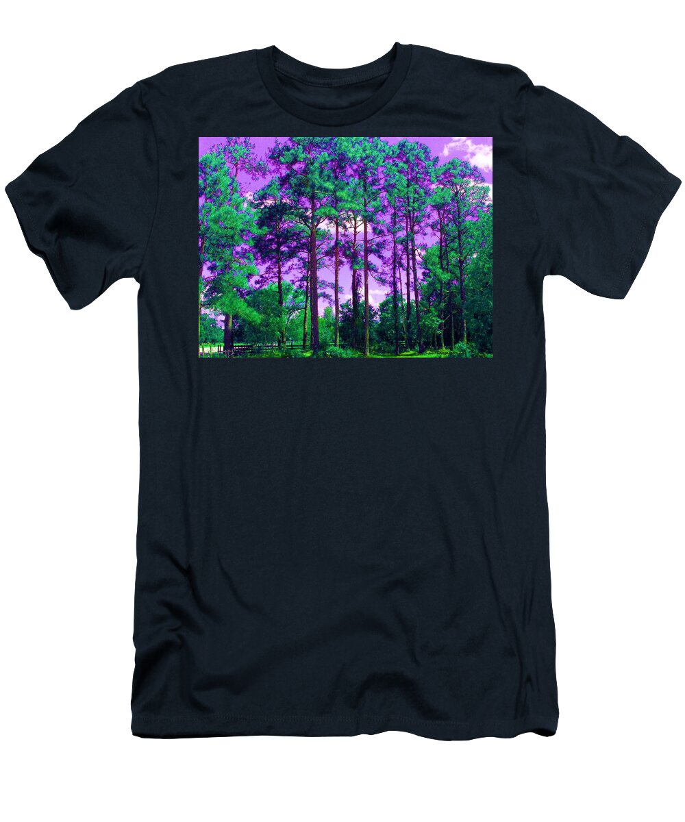 Purple T-Shirt featuring the photograph Purple Sky by George Pedro