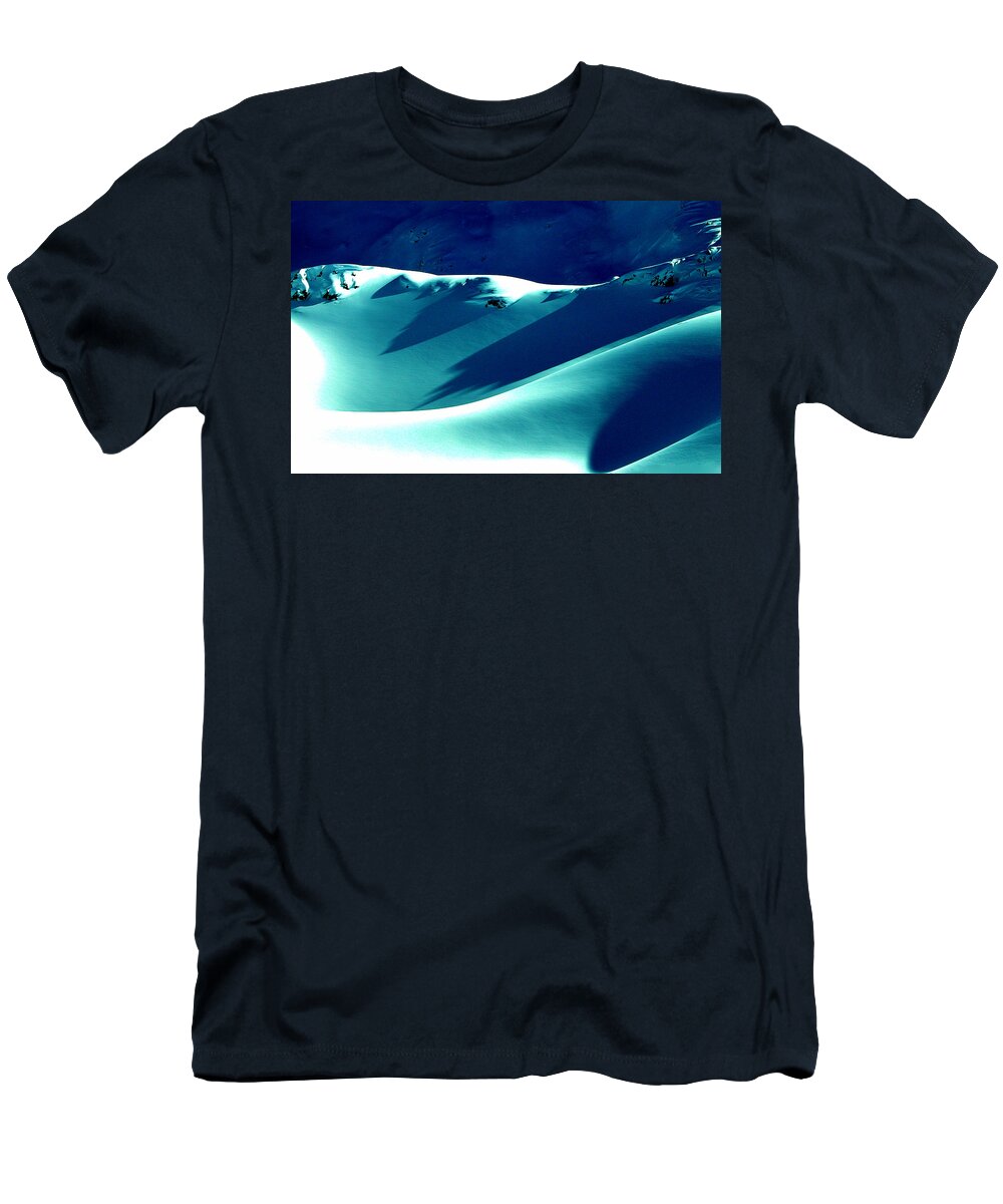 Colette T-Shirt featuring the photograph Snow Shapes and Shadows by Colette V Hera Guggenheim