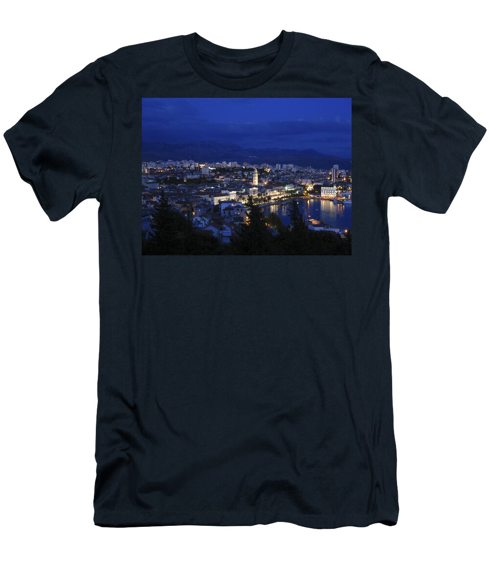 Split T-Shirt featuring the photograph Split Croatia by David Gleeson