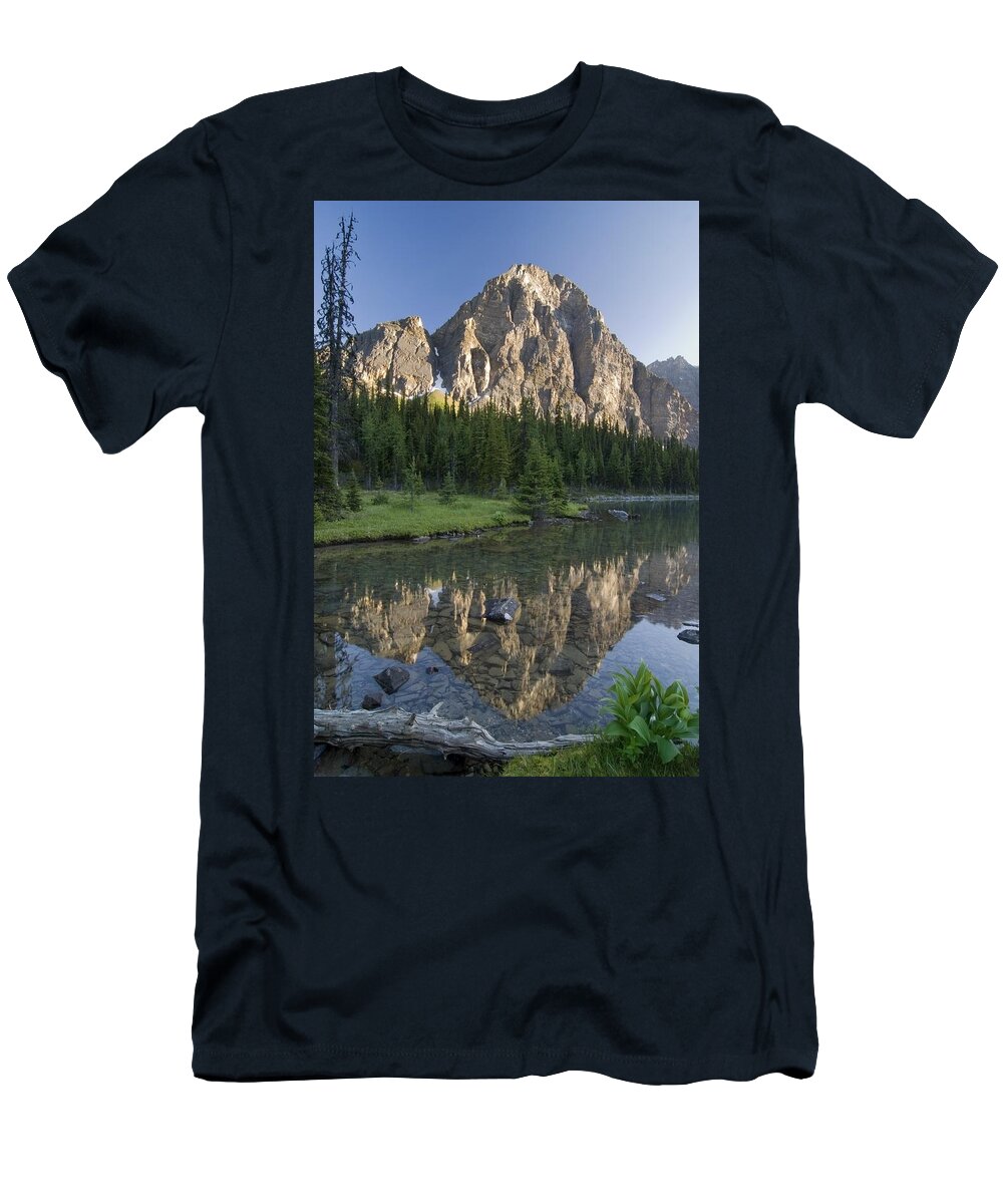 Alberta T-Shirt featuring the photograph Taylor Lake, Banff National Park by Philippe Widling