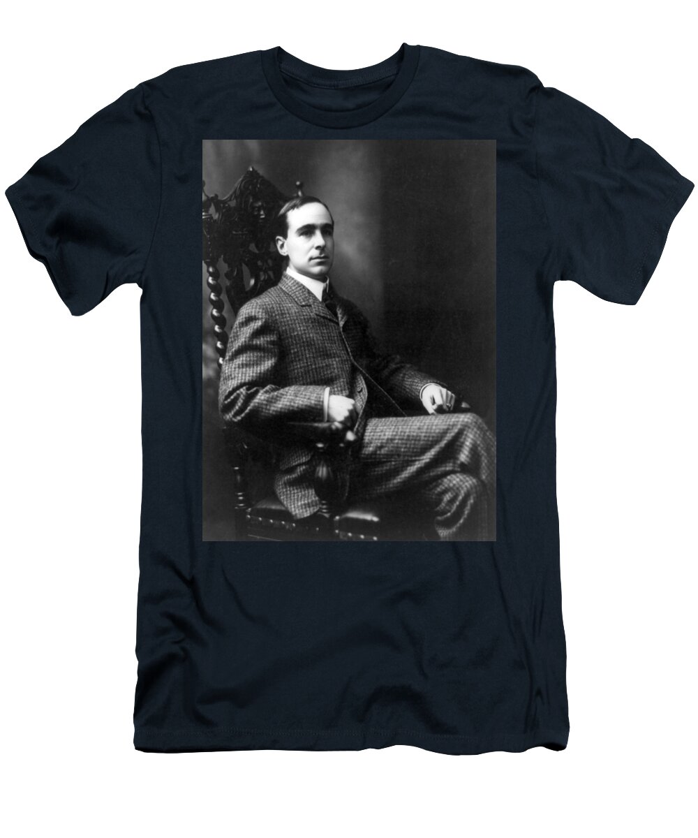 winston Churchill T-Shirt featuring the photograph Winston Churchill - c 1900 by International Images