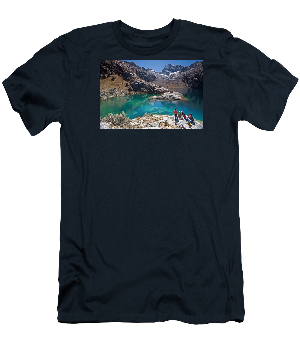 Churup Lake T-Shirt featuring the photograph Churup Lake #2 by Aivar Mikko
