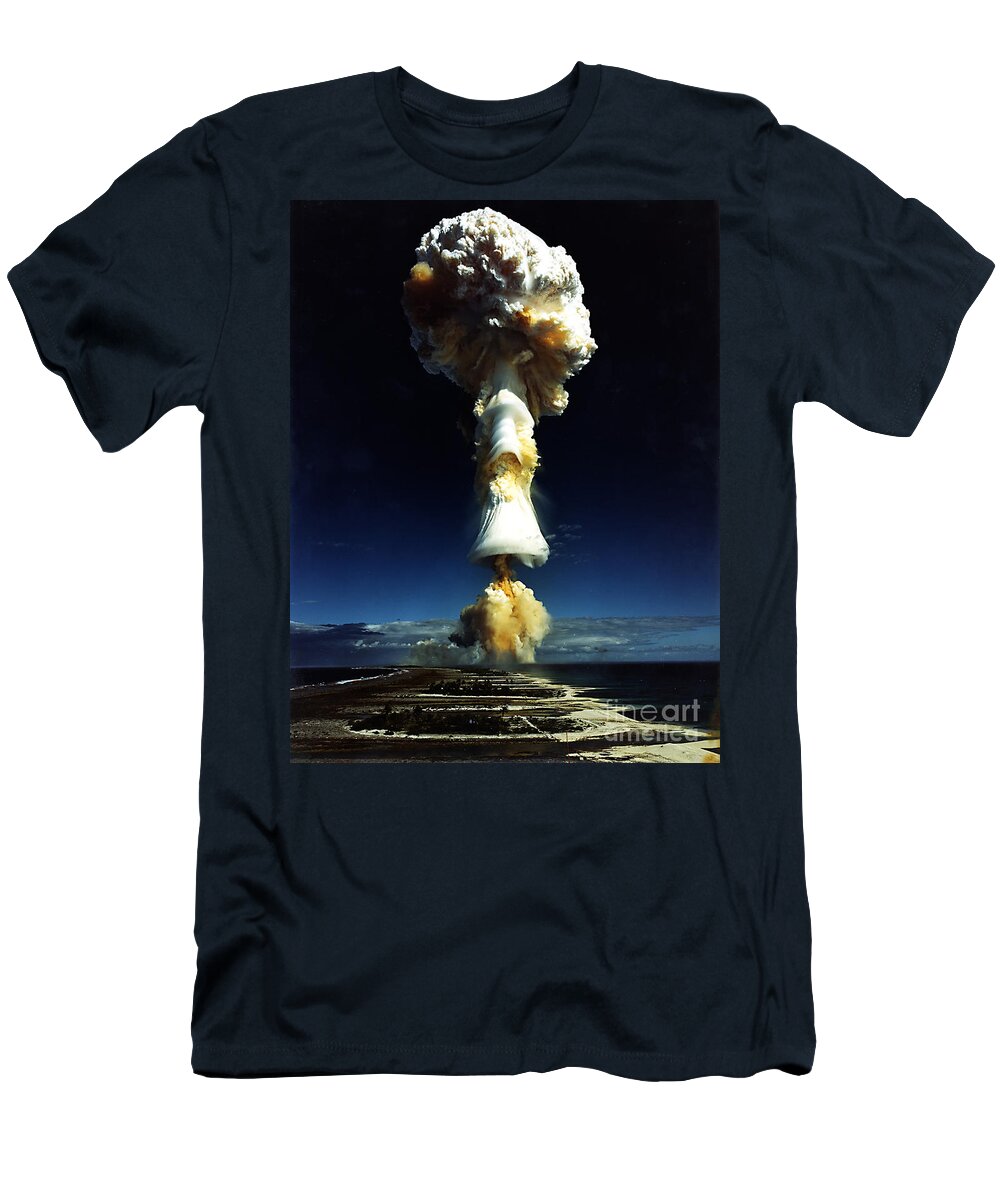 Science T-Shirt featuring the photograph French Nuclear Test Licorne, 1970 #1 by Science Source