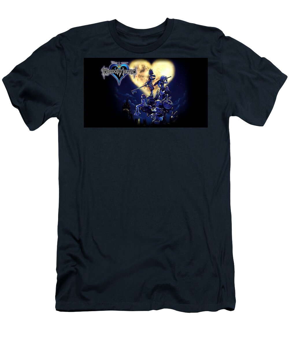 Kingdom Hearts T-Shirt featuring the digital art Kingdom Hearts #1 by Super Lovely