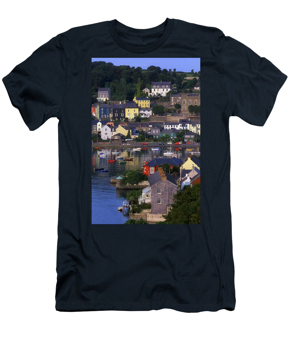 Boat T-Shirt featuring the photograph Kinsale, Co Cork, Ireland Boats And #1 by The Irish Image Collection 