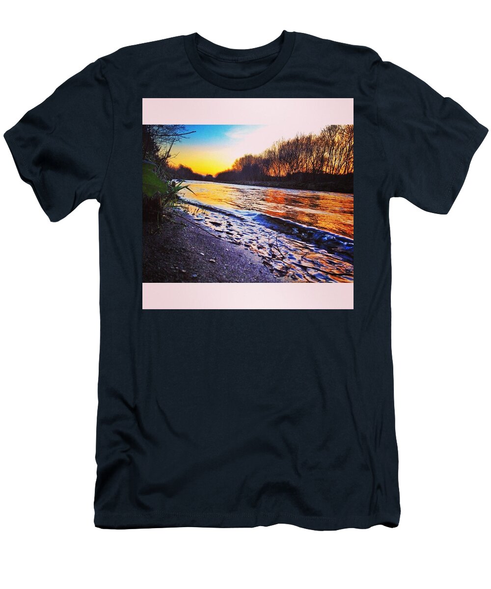 Beautiful T-Shirt featuring the photograph #sun #sunset #evening #night #bluesky #1 by Tai Lacroix