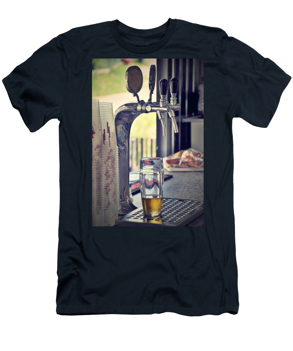 Beer T-Shirt featuring the photograph Beer #13 by Jackie Russo