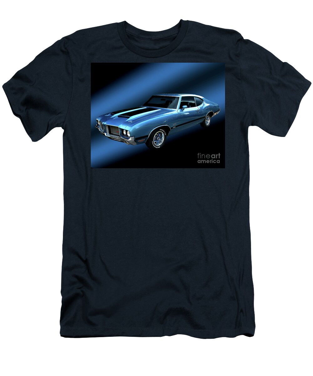 1972 Oldsmobile 442 T-Shirt featuring the photograph 1972 Olds 442 by Peter Piatt