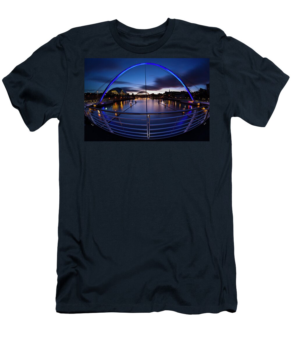  T-Shirt featuring the photograph England, Tyne and Wear, Newcastle upon Tyne #2 by Jason Friend