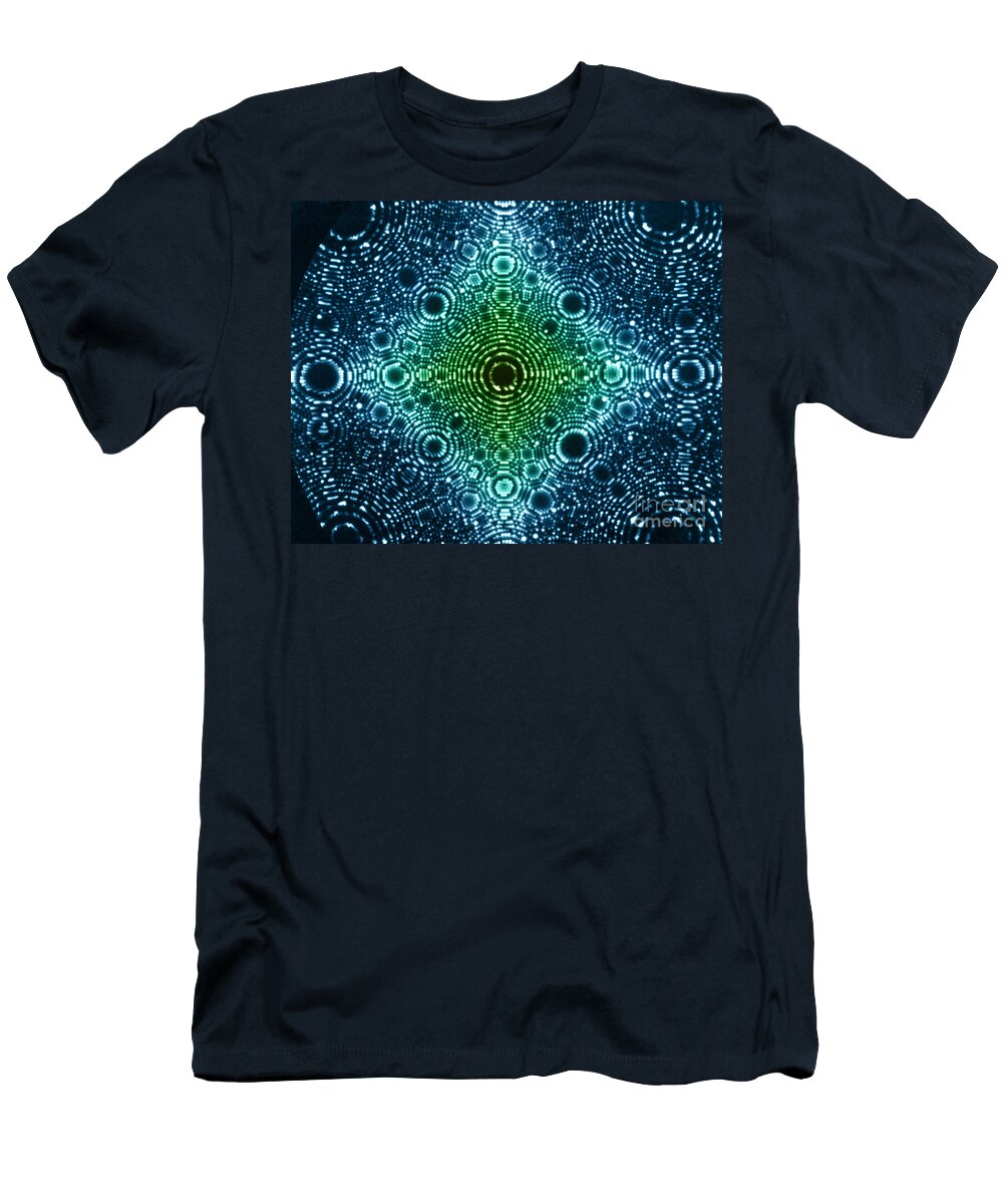 Diffraction T-Shirt featuring the photograph X-ray Diffraction Of Iridium #3 by Omikron