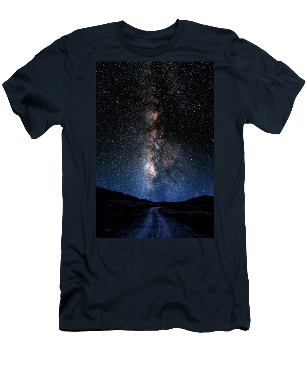 Astronomy T-Shirt featuring the photograph Milky Way by Larry Landolfi