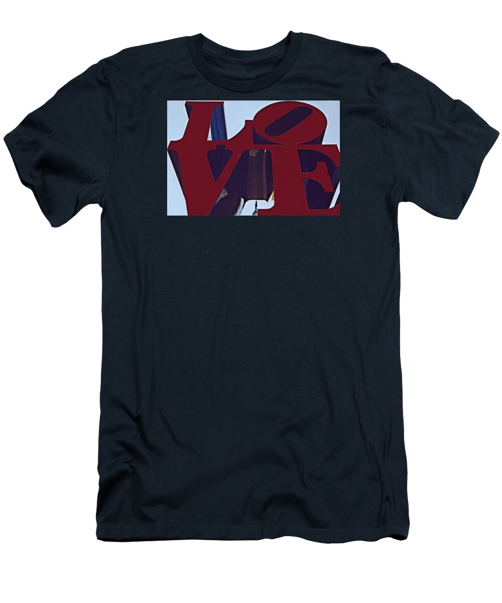 Philadelphia T-Shirt featuring the photograph A view of Bill Penn by DJ Florek