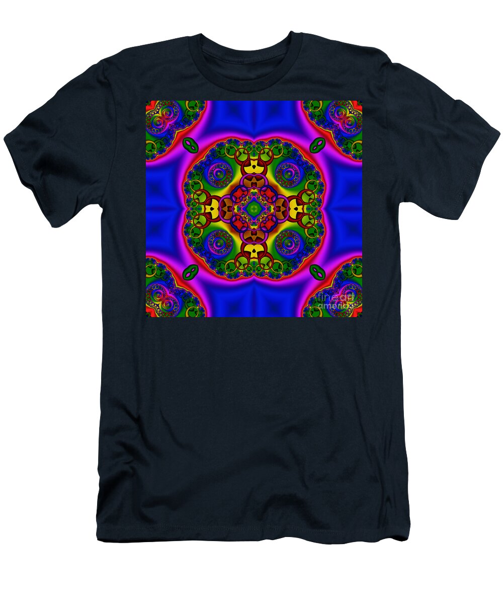 Abstract T-Shirt featuring the digital art Abstract 621 by Rolf Bertram