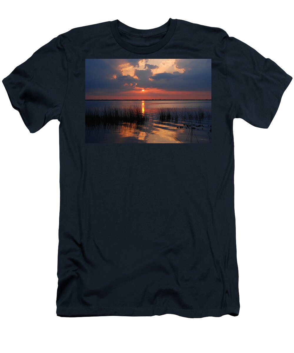 Sunset T-Shirt featuring the photograph Almost Sunset in Florida by Susanne Van Hulst