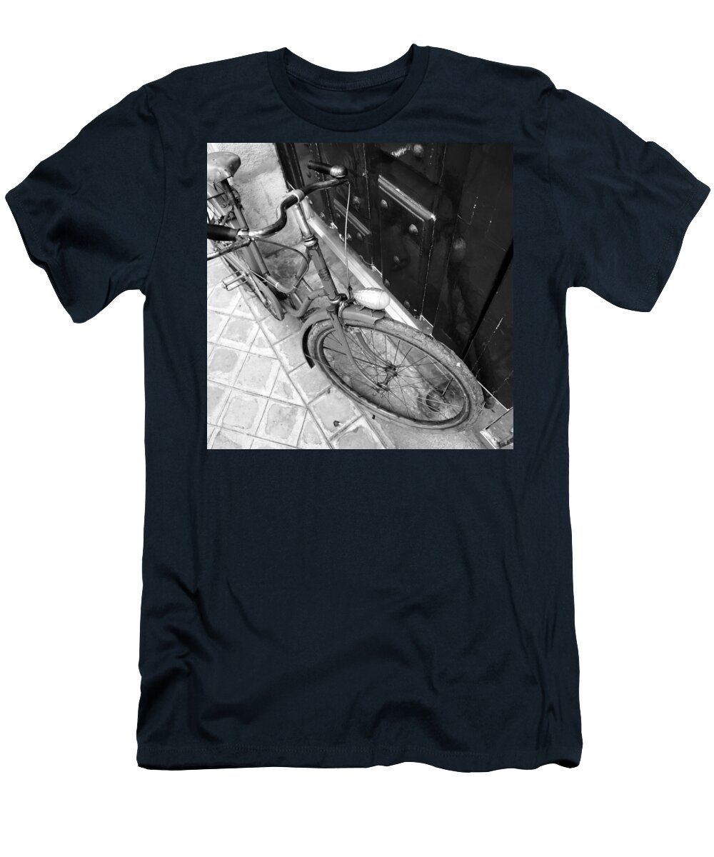 Bike T-Shirt featuring the photograph Antique Bicycle 2b by Andrew Fare