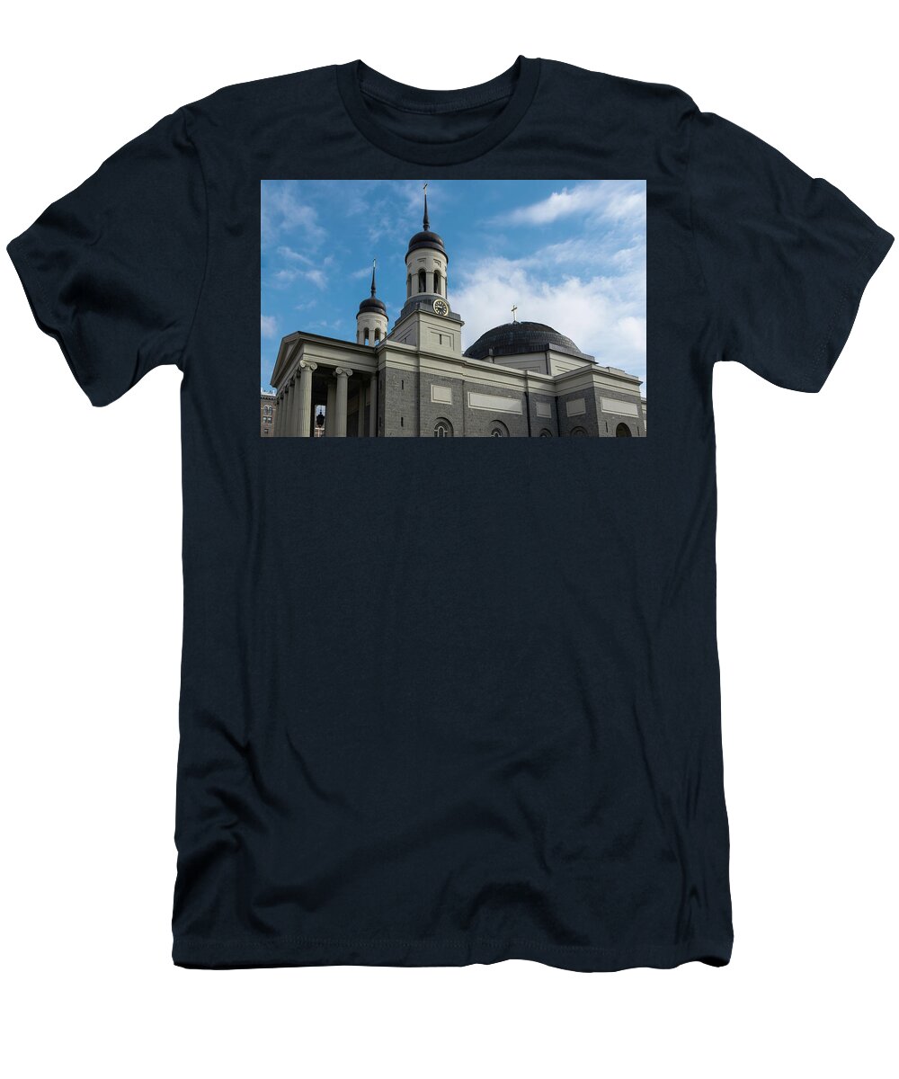 Basilica T-Shirt featuring the photograph Baltimore Basilica by Steven Richman