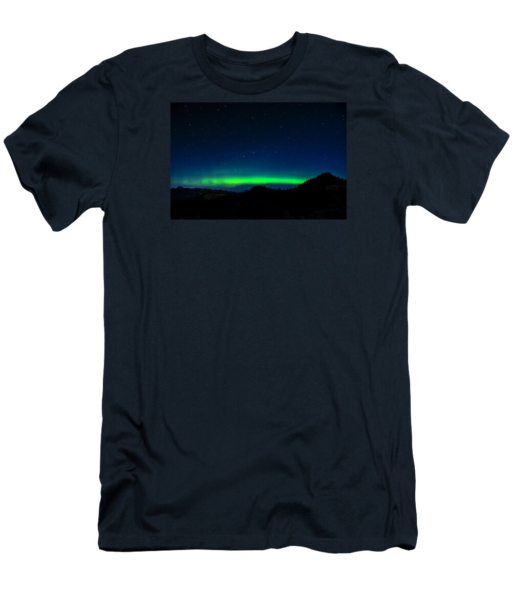 Northern T-Shirt featuring the photograph Big Dipper Northern Lights by Pelo Blanco Photo