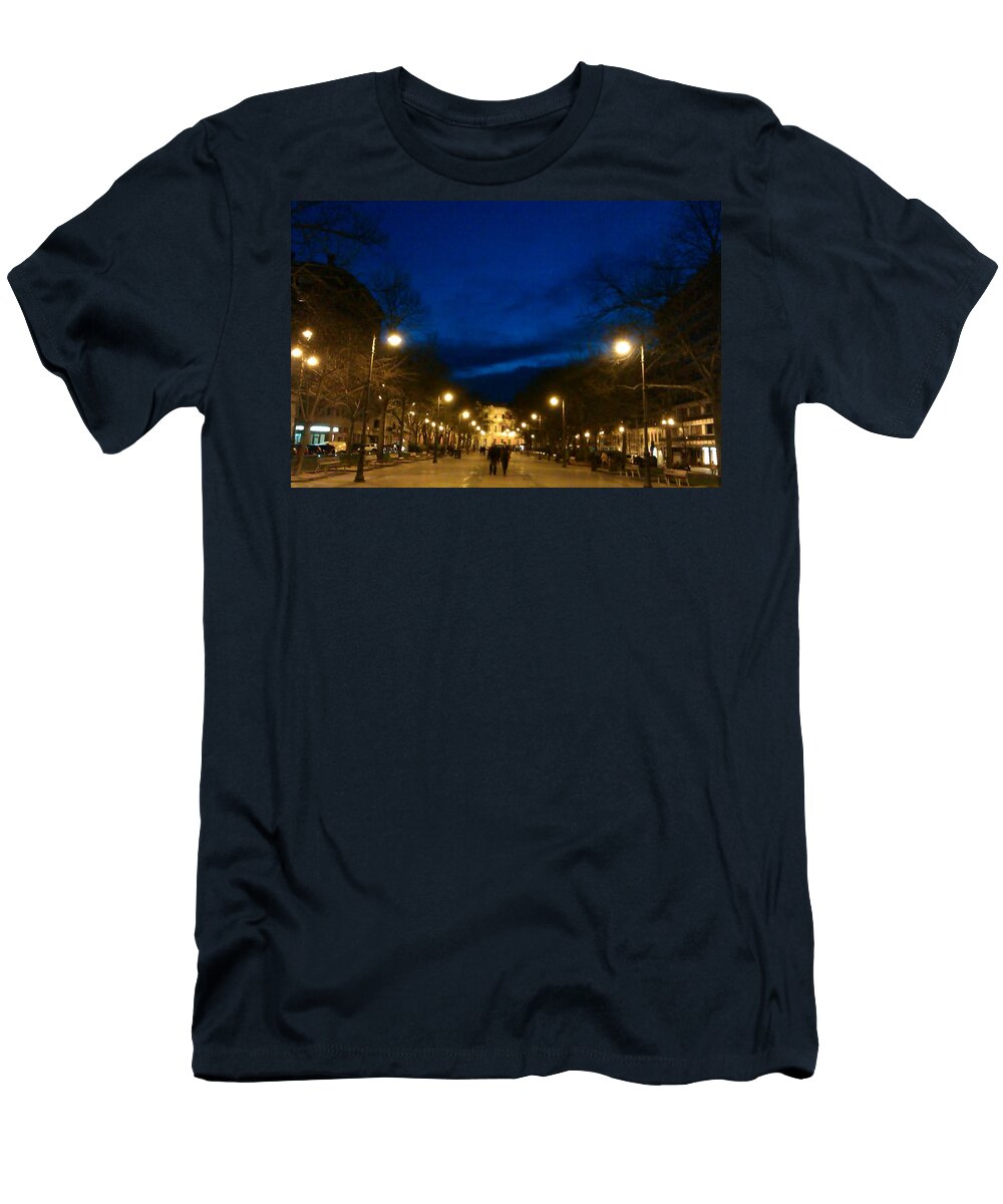 Street T-Shirt featuring the photograph Bohemian Twilight by Nieve Andrea
