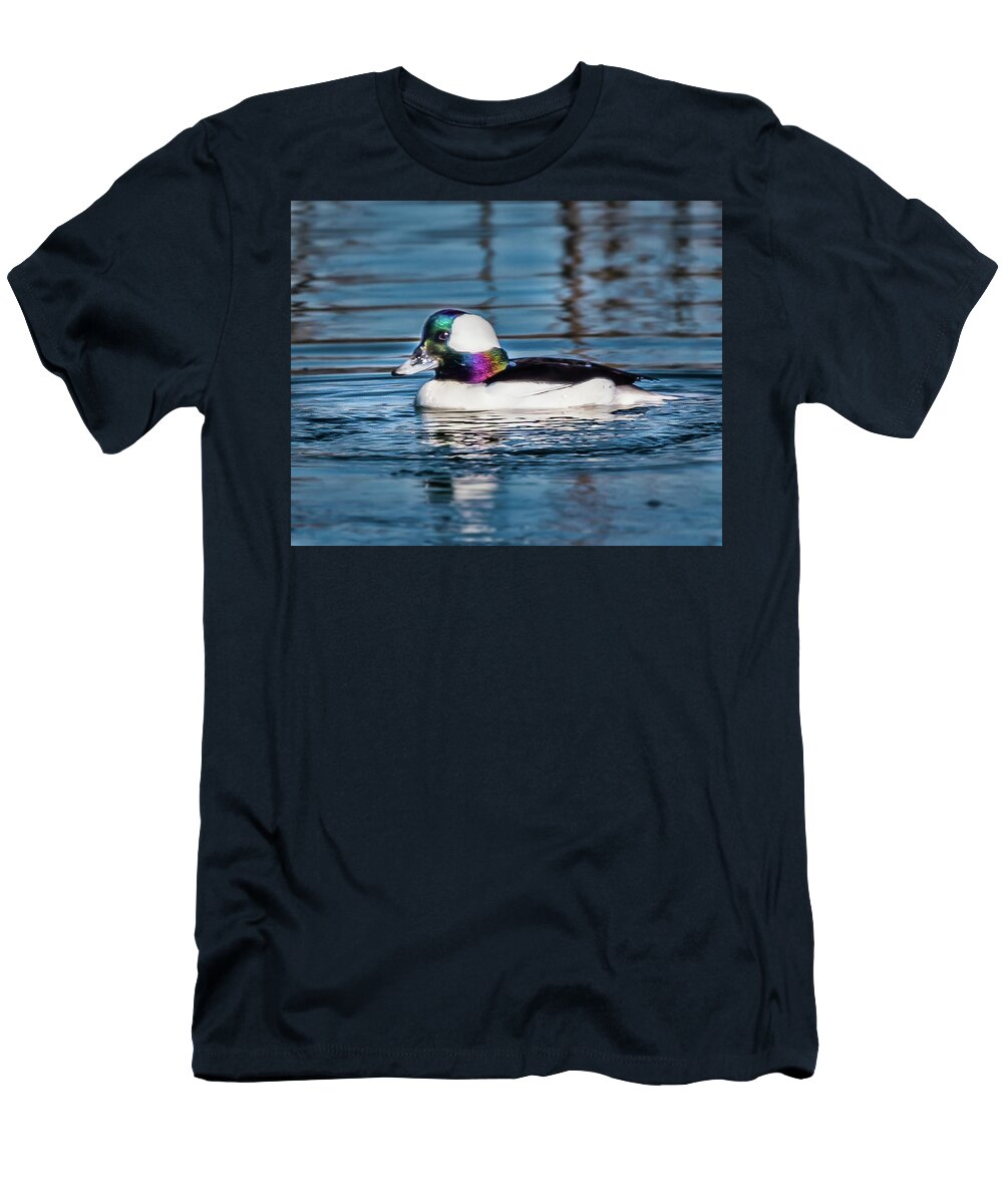 Bufflehead Ducks T-Shirt featuring the photograph Bufflehead Duck by Joe Granita