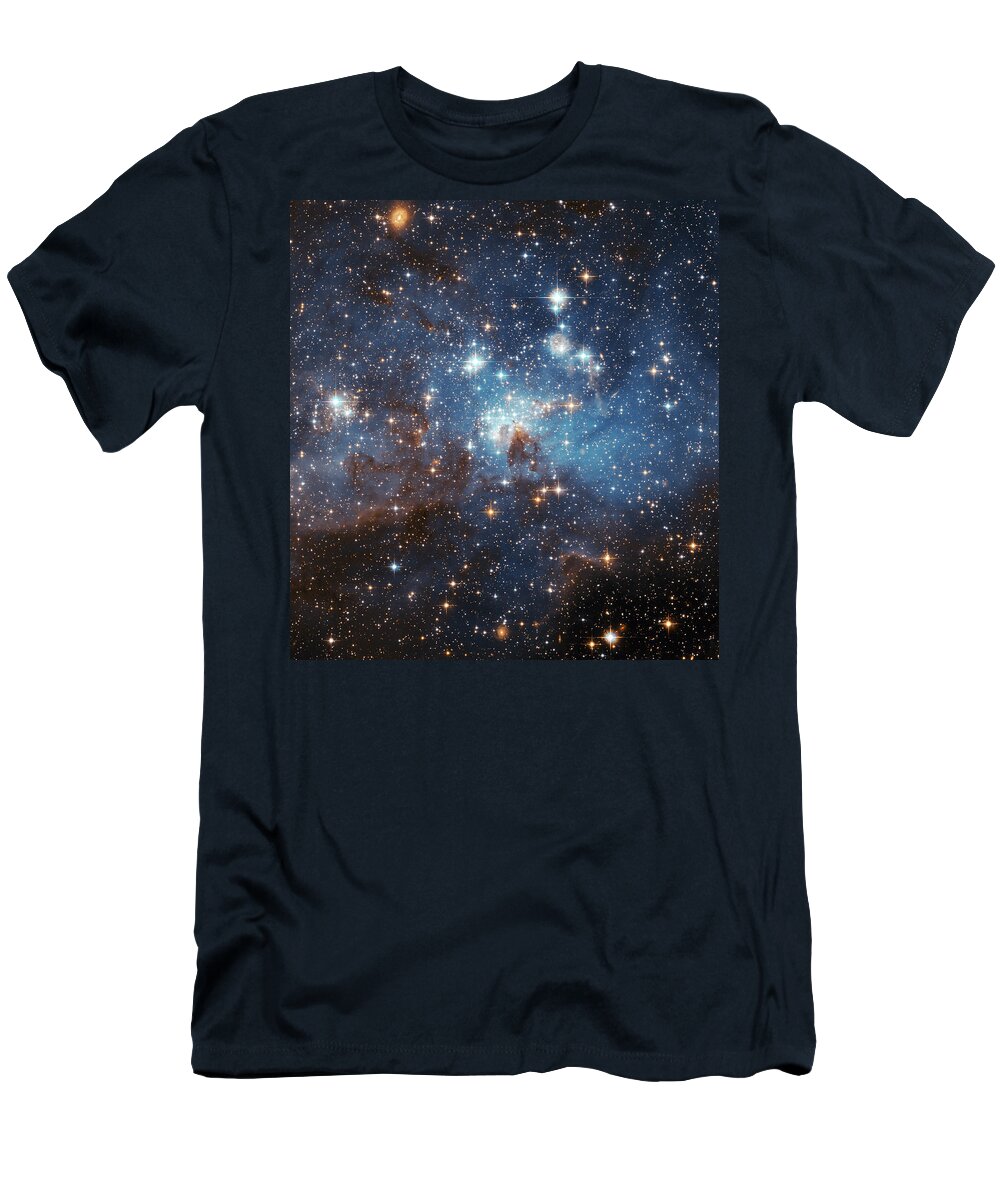 Nasa T-Shirt featuring the photograph Celestial Season's Greetings from Hubble by Eric Glaser