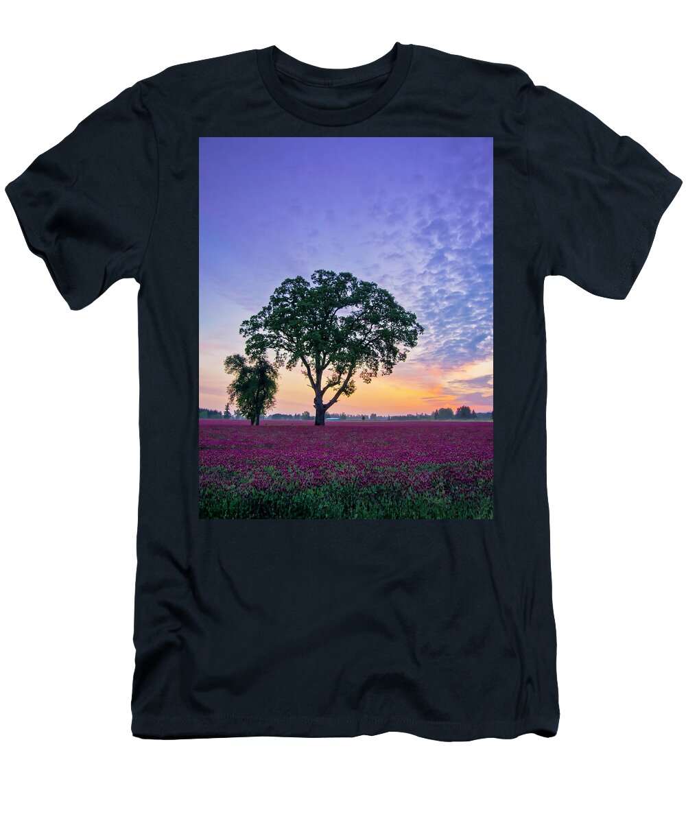 Clover T-Shirt featuring the photograph Clover Sunrise by Steven Clark