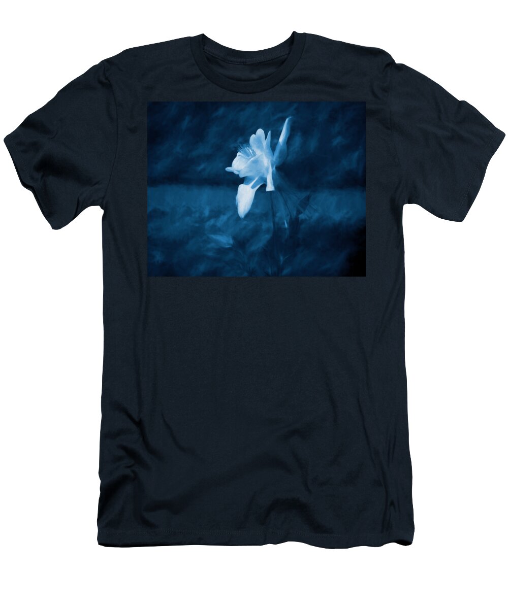 Flora T-Shirt featuring the photograph Columbine by Kathy Bassett