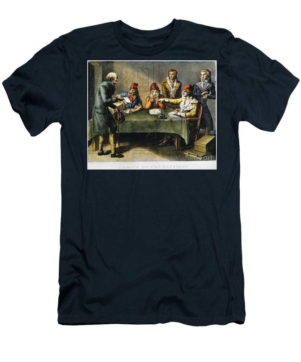 1793 T-Shirt featuring the photograph Committee Of Public Safety by Granger