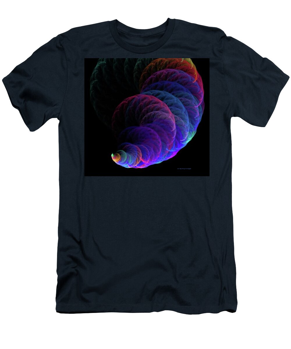 Storms T-Shirt featuring the painting Cyclonic Action by Wayne Bonney