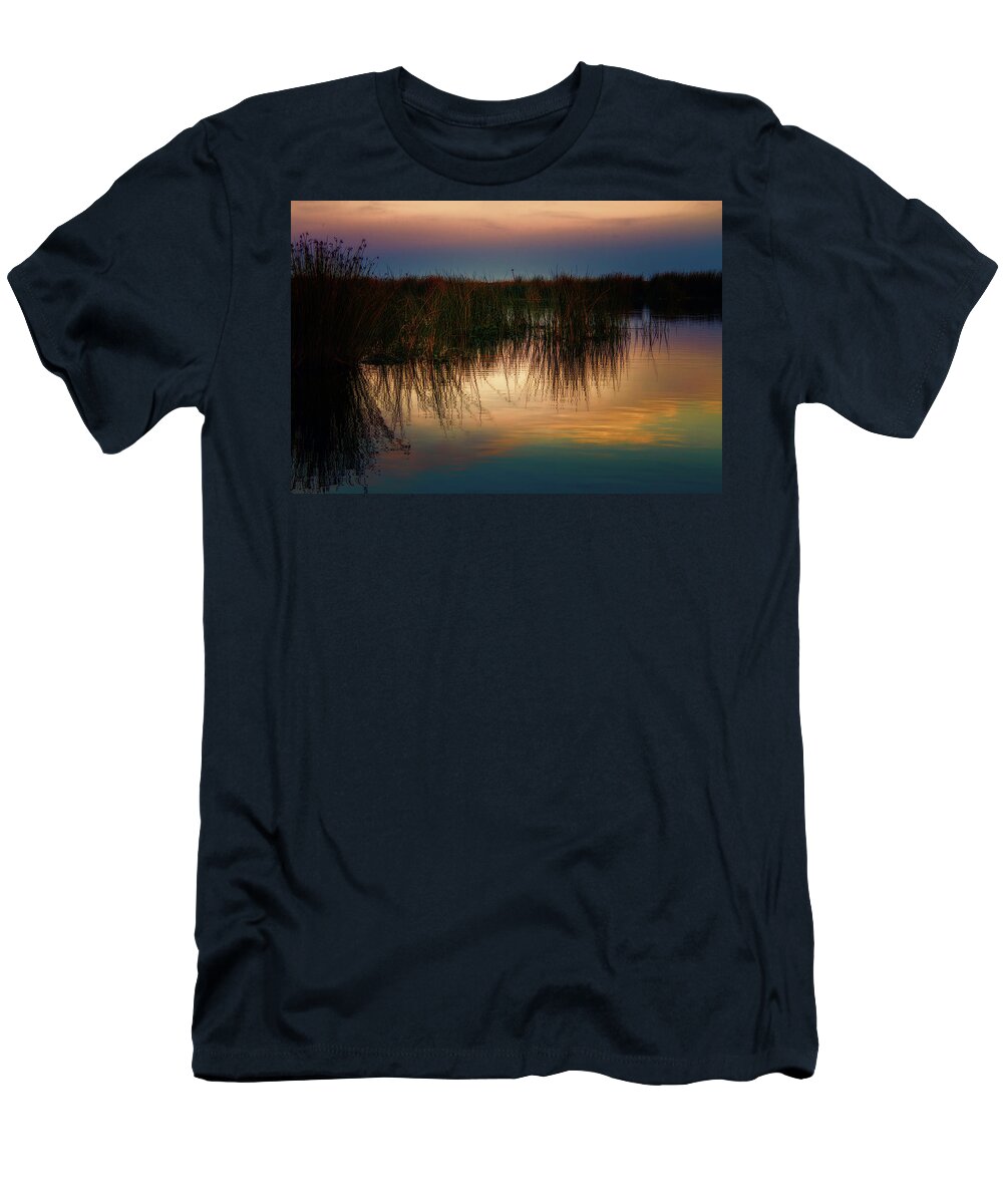  T-Shirt featuring the digital art Delta Dark by Terry Davis