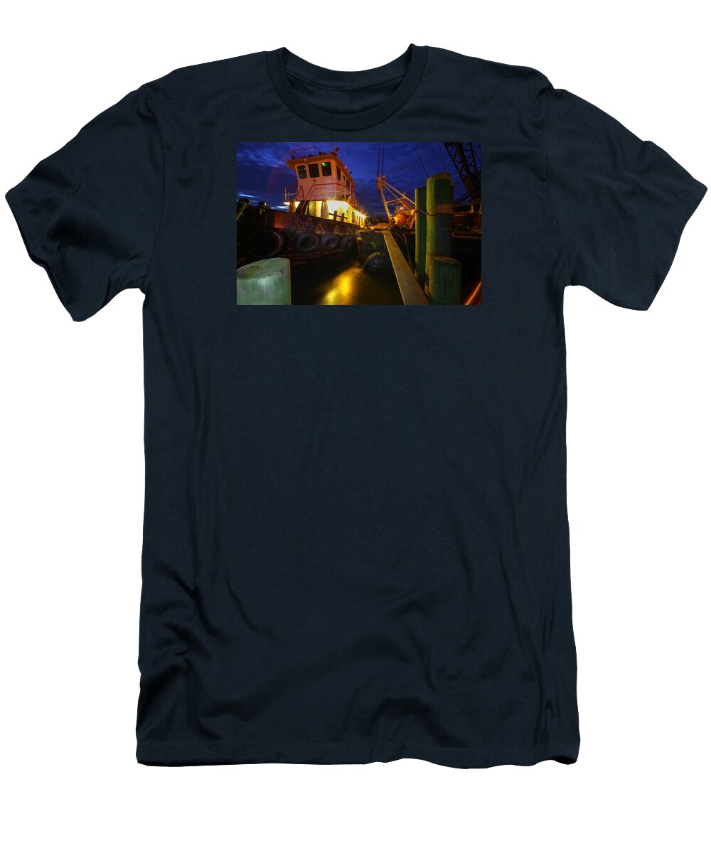 Dock T-Shirt featuring the photograph Dock Side by Robert Och