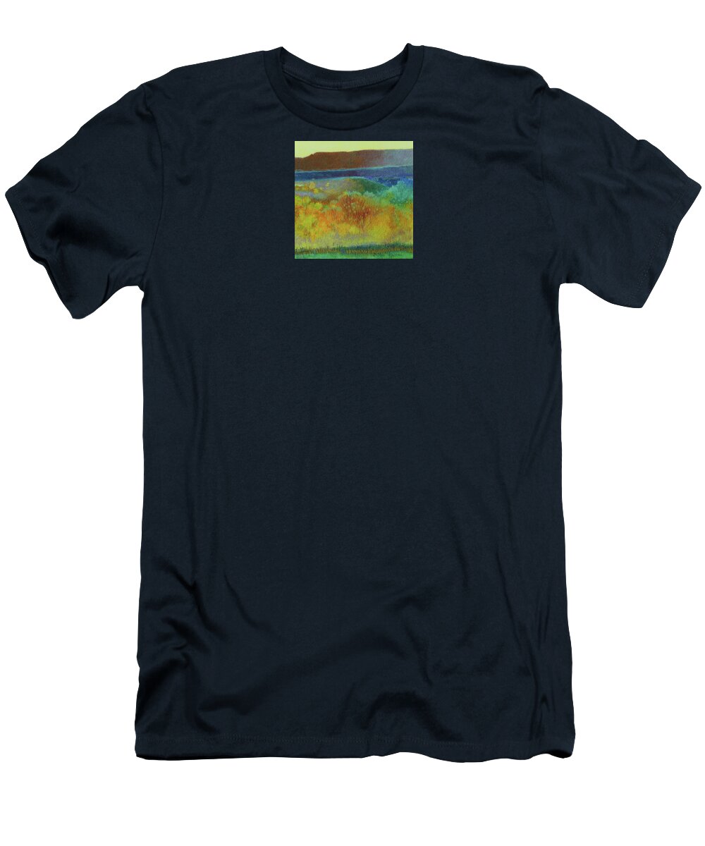 North Dakota T-Shirt featuring the painting Dream of Dakota West by Cris Fulton