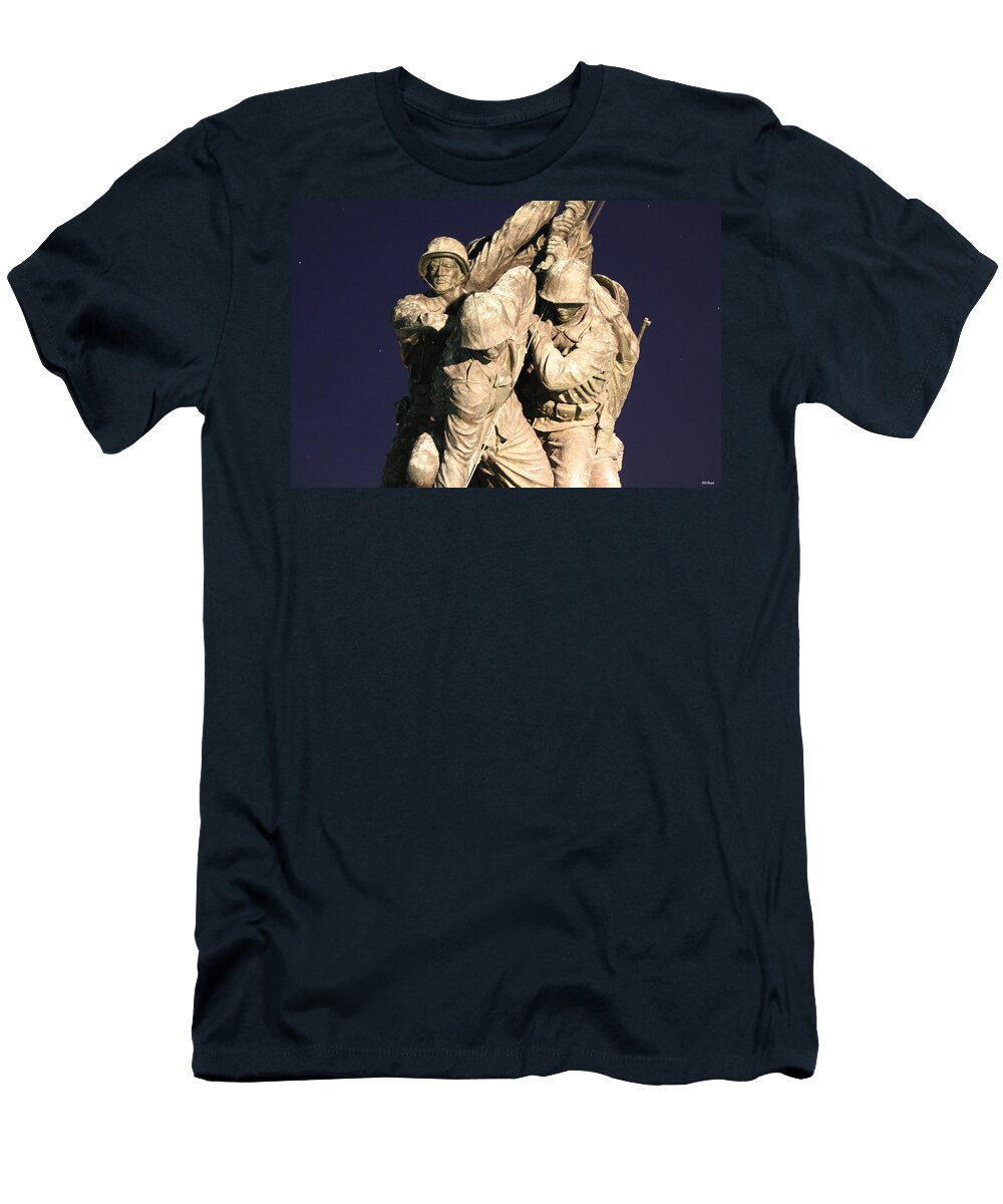 Early T-Shirt featuring the photograph Early Washington Mornings - Team Iwo Jima by Ronald Reid