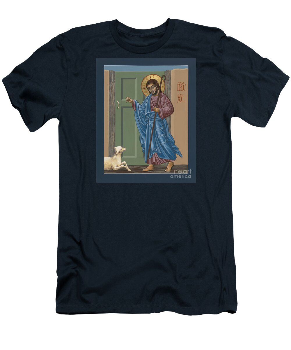 El Buen Pastor T-Shirt featuring the painting El Buen Pastor 188 by William Hart McNichols