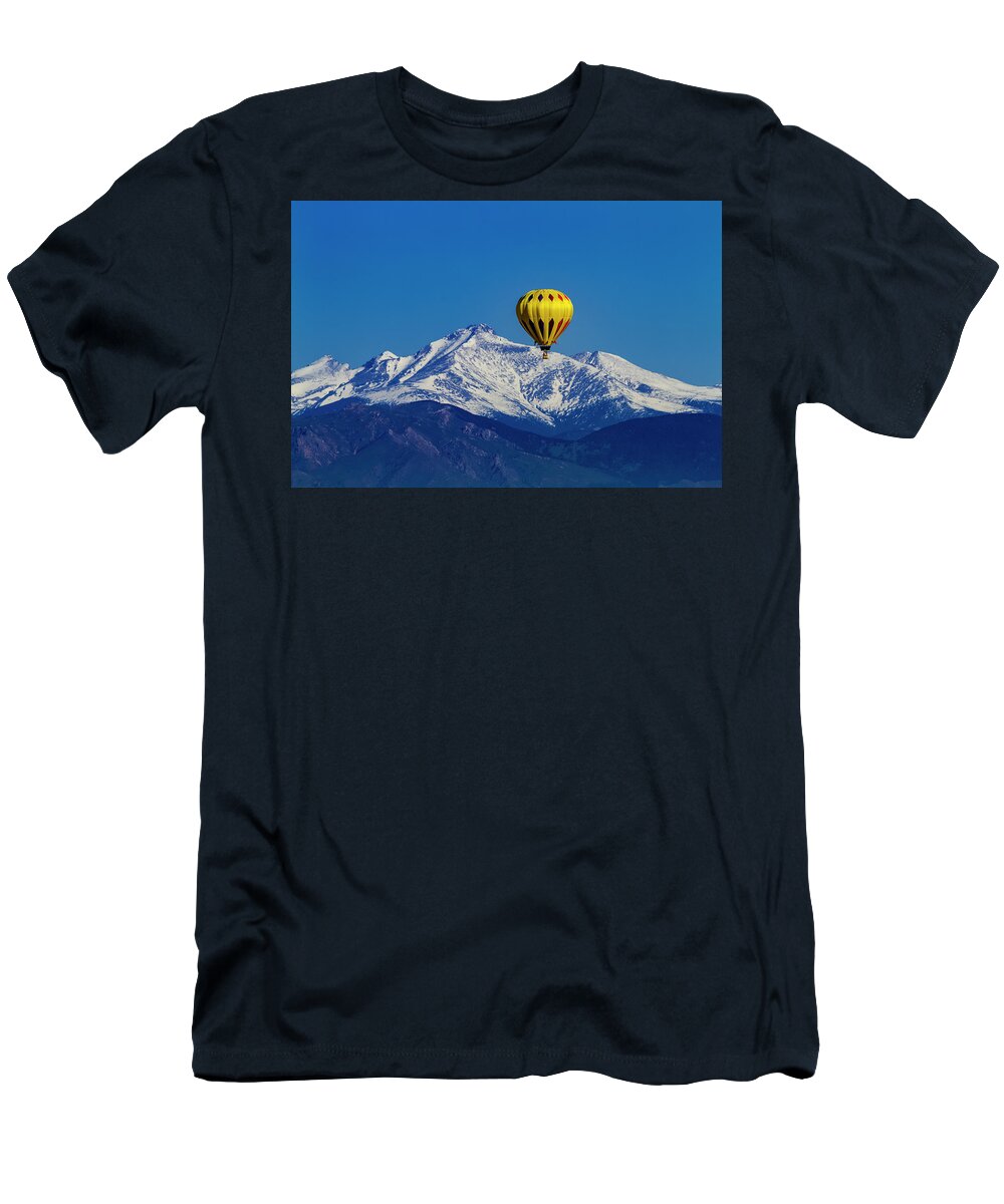 Colorado T-Shirt featuring the photograph Floating Above the Mountains by Teri Virbickis