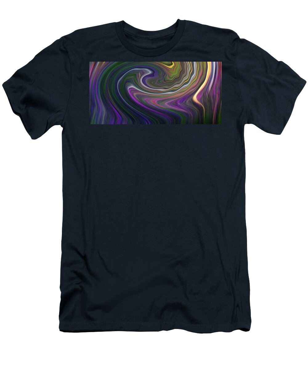 Flowing T-Shirt featuring the photograph Flowing Lavender by Whispering Peaks Photography