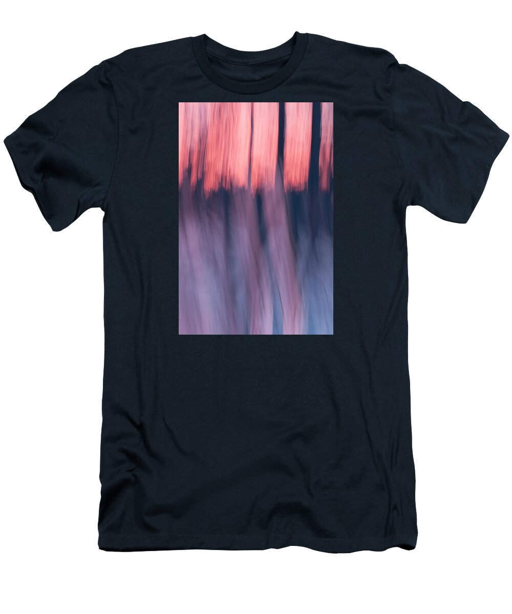 Abstract T-Shirt featuring the photograph Forest abstract by Brian Green